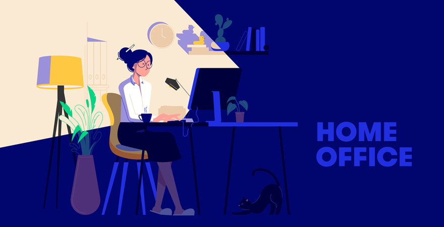 Remote working effectiveness for business