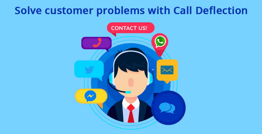 solving customer problems with call deflection